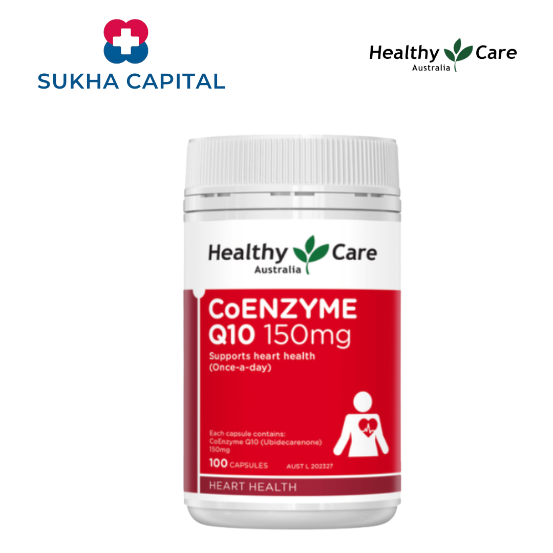 Healthy Care Coenzyme Q10 150mg Bổ tim Úc (100v)